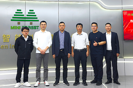 松下马达高层 莅临微森智能交流考察
