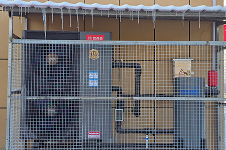 12月18日家用空气源热泵安装